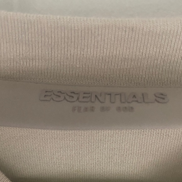 Fear Of God Essentials Taupe Tee - Picture 2 of 6